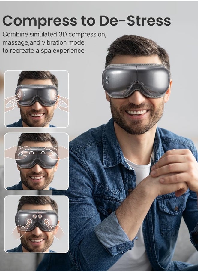 RENPHO - Eyeris1 Father Day Gifts, Eye Massager, Gifts for Mom, Face Massager, Eye Care for Beauty Salon, Spa Relaxation, Migraine Relief, Travel/Study/Work/Car/Airplane Relaxation, Dad/Wife/Staff Gifts - Image 1
