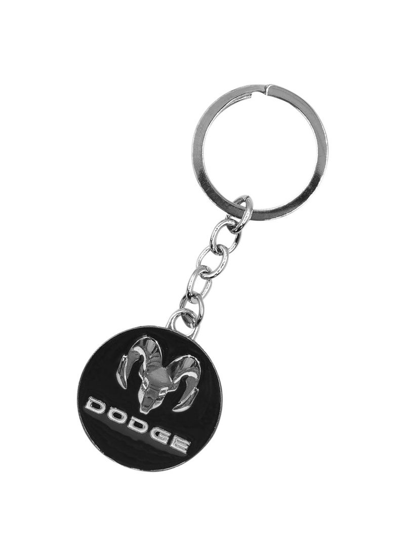 Dodge 1PCS DODGE Emblem Car Key Chain Metal Decoration Dodge Keychain  - Image 2