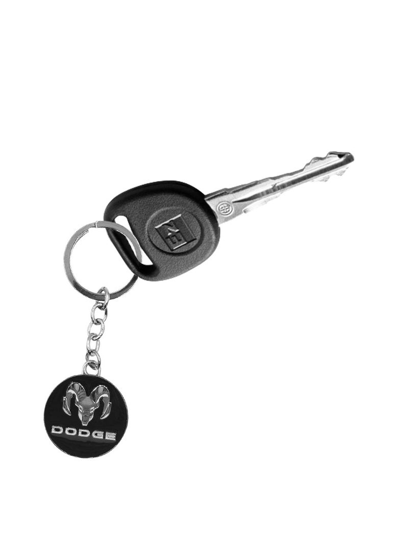 Dodge 1PCS DODGE Emblem Car Key Chain Metal Decoration Dodge Keychain  - Image 3
