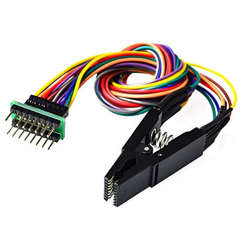 ACEIRMC SOP16 IC Test Clip, SOP16 to DIP16 Online Test Clip, Suitable for 25 Series Chips, Universal Body Non-Dismantling Programming Clip Test Clamp(SOP16 Clip+Cable+Adapter Board) - Image 1