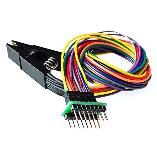 ACEIRMC SOP16 IC Test Clip, SOP16 to DIP16 Online Test Clip, Suitable for 25 Series Chips, Universal Body Non-Dismantling Programming Clip Test Clamp(SOP16 Clip+Cable+Adapter Board) - Image 3