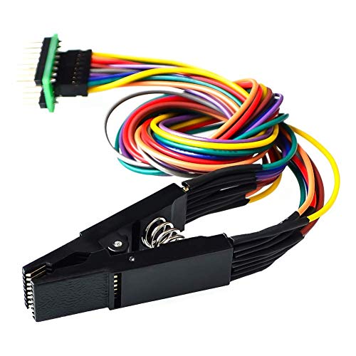 ACEIRMC SOP16 IC Test Clip, SOP16 to DIP16 Online Test Clip, Suitable for 25 Series Chips, Universal Body Non-Dismantling Programming Clip Test Clamp(SOP16 Clip+Cable+Adapter Board) - Image 2