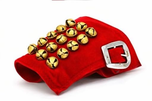 NATYAM Premium Dance Anklets (Ghungroo) – 3-Line Brass Bells with Red Velvet Belt | Ideal for Bharatanatyam, Kuchipudi & Indian Classical Dance. - Image 5