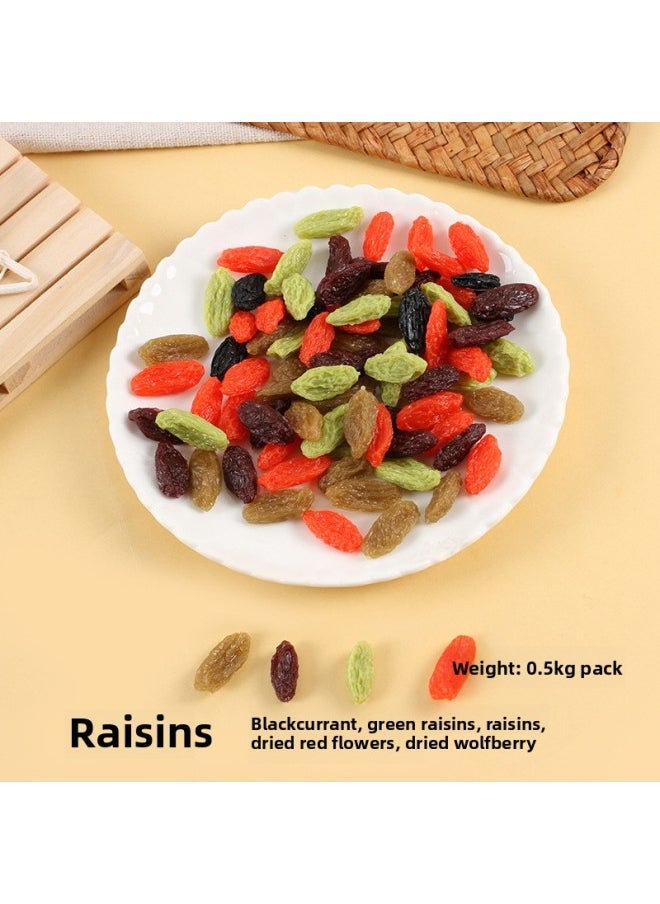 1:1 Simulation Mixed Cereals Model DIY Toys Food And Play Accessories Eight Treasure Porridge Nut Ingredients Photo Props-Color:Raisins (pack Of 0.5kg )  - Image 1