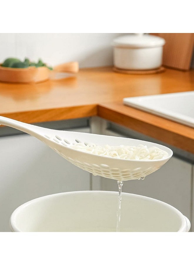 Wolpin Plastic Strainer Colander Liquid Filter High-Temperature Resistant (1 Pc) Long Handle 35 x 14 cm - Image 3