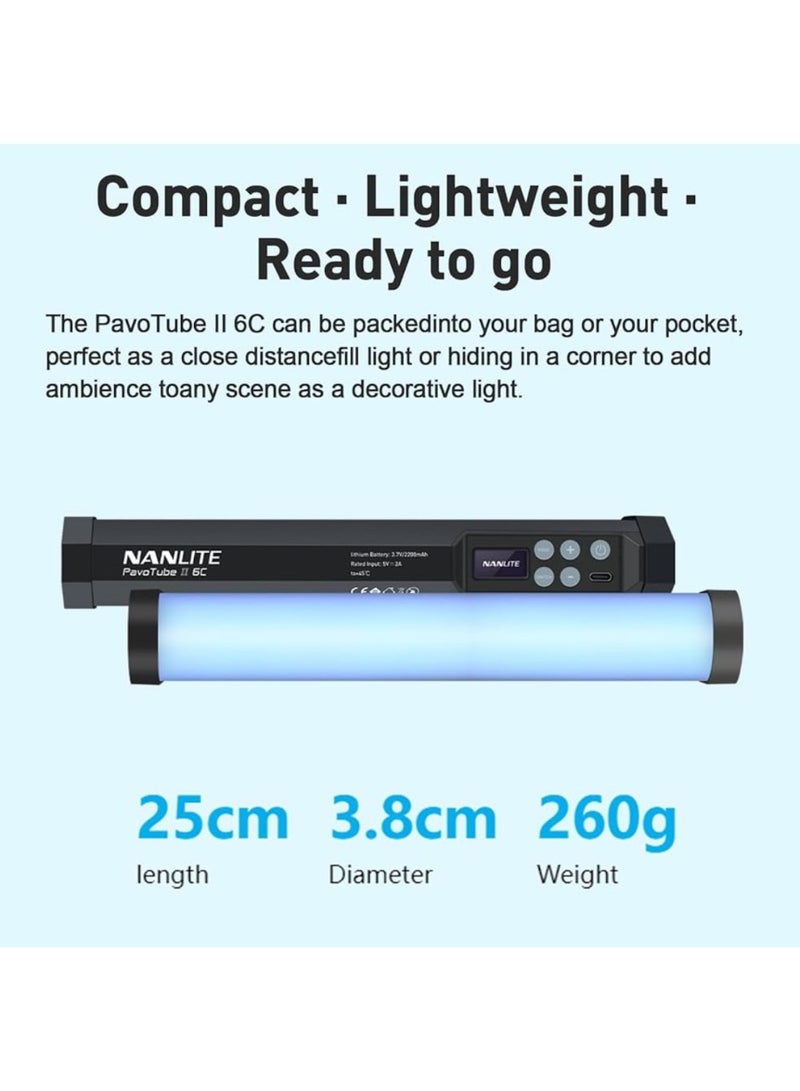 نانليت نانلايت بافوتيوب II 6C – أنبوب إضاءة LED RGB - Image 2