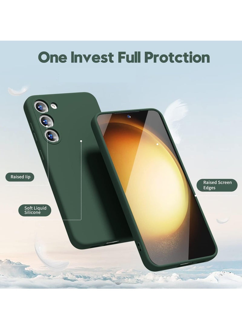 BORTONY Samsung Galaxy A25 Case Cover Flexible Soft Silicone Slim Fit Case for Galaxy A25 Anti Scratch with Inside Microfiber Lining Shockproof Protective Phone Case for Galaxy A25 5G 6.5 inch - Image 3