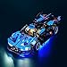 VONADO LED Light Kit Compatible with Lego Bugatti Bolide Agile Blue DIY Lighting for Lego 42162 Building Set Creative Bugatti Lights - Image 2