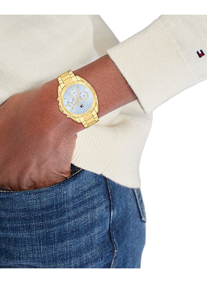 TOMMY HILFIGER ROUND ANALOG WOMEN'S BLUE CASE WATCH - 1782783 - Image 2