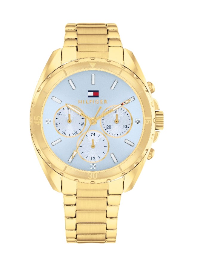 TOMMY HILFIGER ساعة تومى هيلفيغر النسائية ذات القرص الدائري باللون الأزرق - 1782783 - Image 1