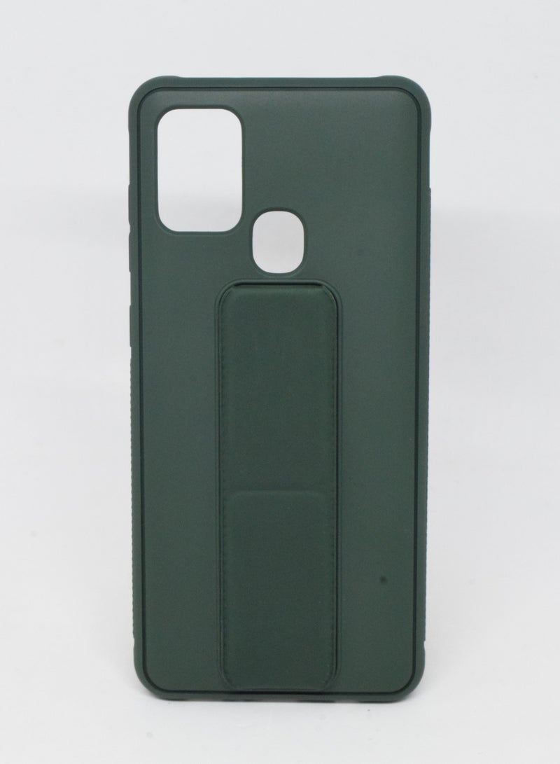 BORTONY Galaxy A21s Case, Fully Covered With Finger Grip Stand Holder Anti Slip Shockproof Protective Case Cover For Samsung Galaxy A21s - Image 1