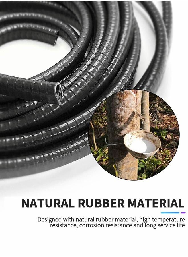 GROIC 32.8 FT Car Door Edge Guards, Car Edge Rubber Seal Trim Protector, No Glue Needed U Shape Car Door Guard Universal for Most Cars, Vehicles, SUVs (Black)  - Image 3