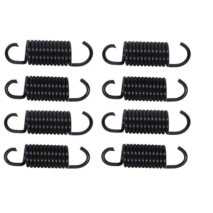 Yoogu 212 inch Pack of 8 Overall Length Spring Furniture Replacement Extension Tension Springs Part for Recliner Sofa Trundle Bed Black 12 Turn