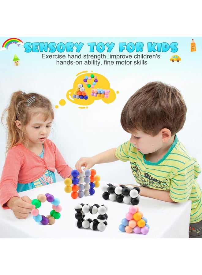 Yrissmiss 2PCS Sensory Fidget Toys for Kids Toddler Adults, Autism Sensory Toys for Autistic Children, ADHD Tools, Calm Down Desk Toys Easter Basket Stuffers Gifts for Kid Boys Girls 3+ Year Old B - Image 5