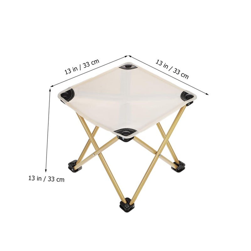 Heavy Duty Oxford Camping Stool Portable Chair Compact Lightweight For Outdoor Travel - Image 4
