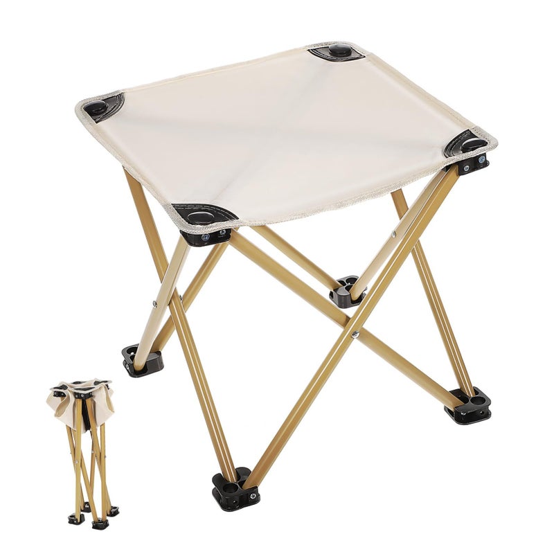 Heavy Duty Oxford Camping Stool Portable Chair Compact Lightweight For Outdoor Travel - Image 2