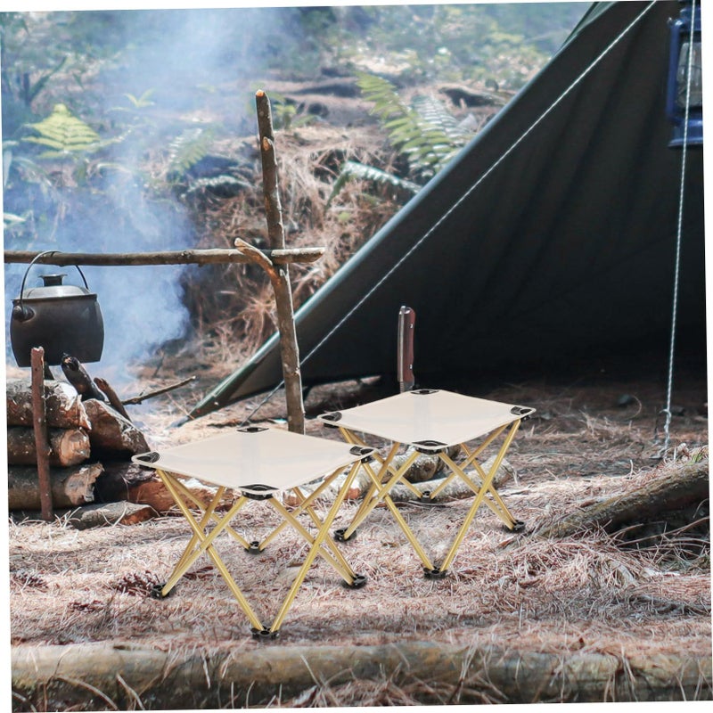 Heavy Duty Oxford Camping Stool Portable Chair Compact Lightweight For Outdoor Travel - Image 3