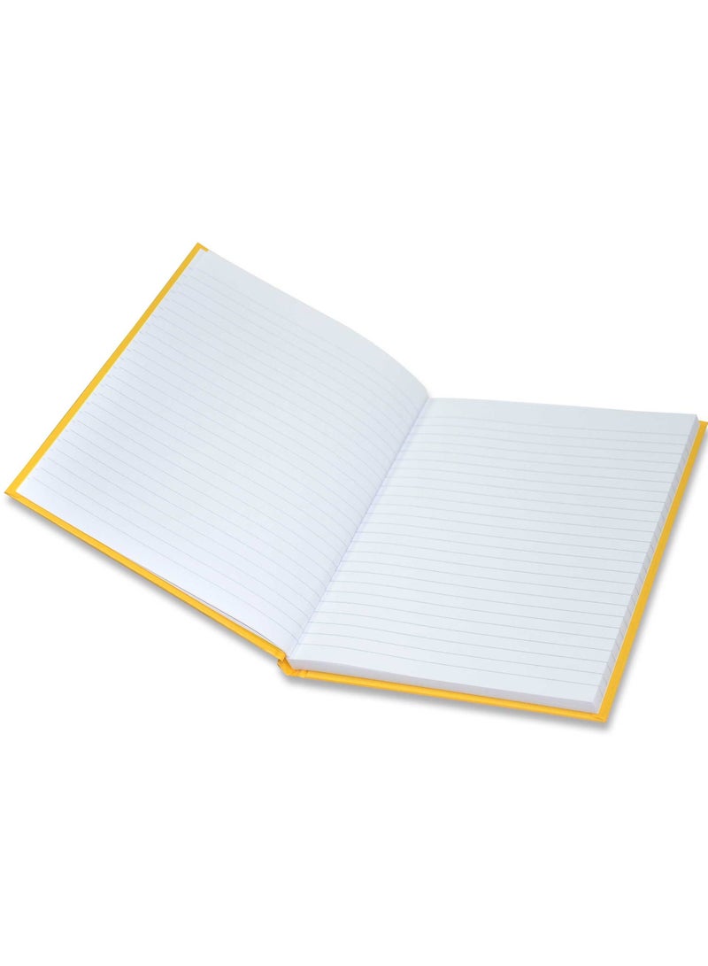 FIS Pack of 5  Neon Hardcover Notebook Single Line, 9X7 Inches (22.86 X 20.32 CM), 100 Sheets, Gold -FSNB97N200 - Image 3