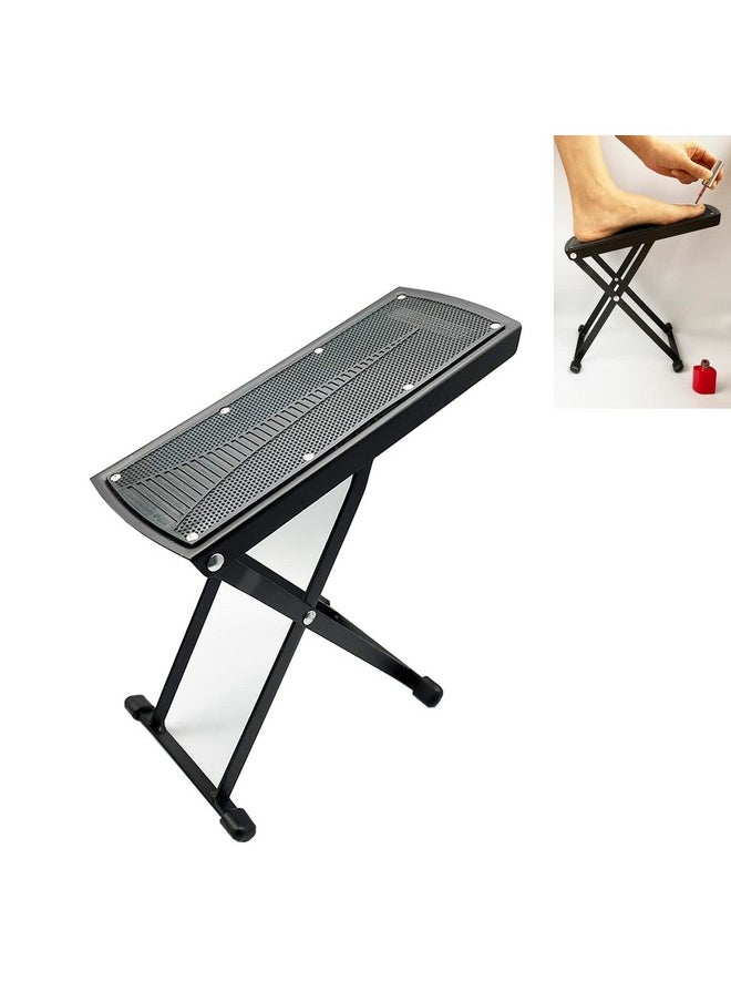 Treamlyn - Pedicure Foot Rest Stand, Beauty Footrest For Pedicures, Toenail Care Stand With Non-Slip Rubber, Adjustable Foot Pedal, Pedicure Foot Stand For Home Foot Spa - Image 1