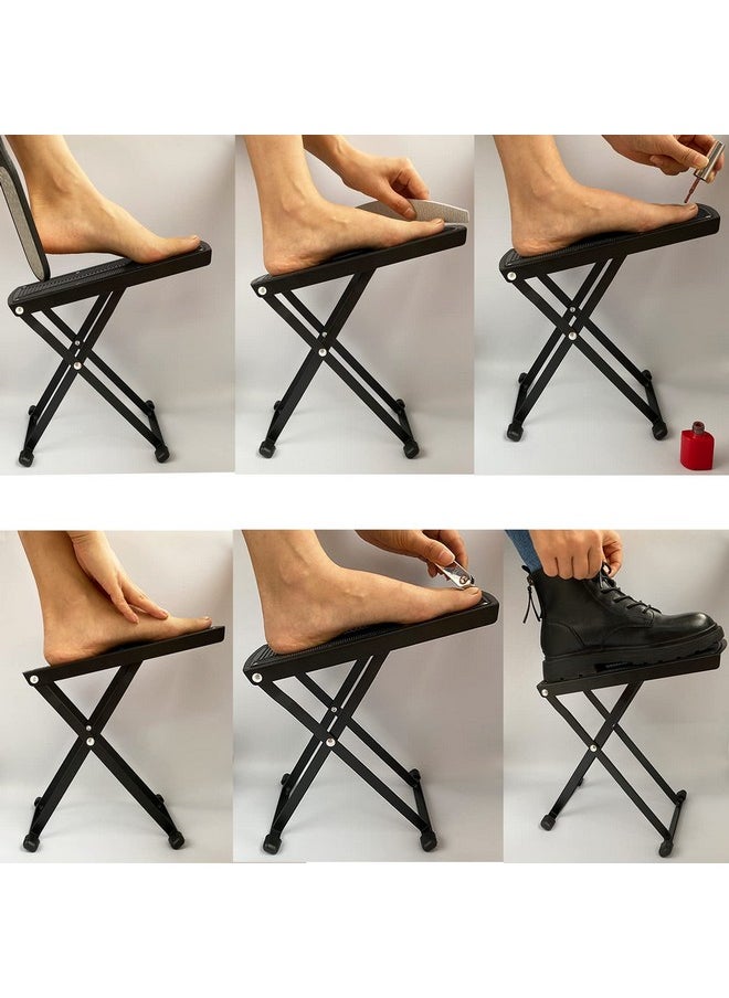 Treamlyn - Pedicure Foot Rest Stand, Beauty Footrest For Pedicures, Toenail Care Stand With Non-Slip Rubber, Adjustable Foot Pedal, Pedicure Foot Stand For Home Foot Spa - Image 1