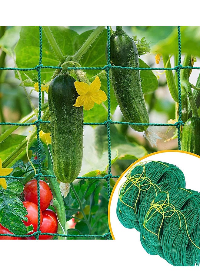 Generic 2Pcs Garden Netting Climbing Plant Supports Garden Trellis Netting Heavy Duty Mesh for Cucumber Tomato Vegetables Fruit Vine  - Image 1