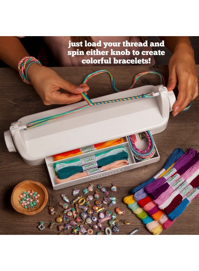 Loopdedoo Loopdedoo Deluxe DIY Friendship Bracelet Maker Kit - Make Bracelets in Minutes for Birthdays and Friendship Gifts - Award Winning Crafts Kit for Kids Aged 8+  - Image 3