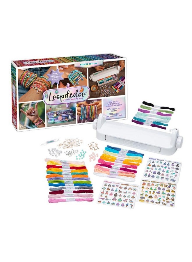 Loopdedoo Loopdedoo Deluxe DIY Friendship Bracelet Maker Kit - Make Bracelets in Minutes for Birthdays and Friendship Gifts - Award Winning Crafts Kit for Kids Aged 8+  - Image 1