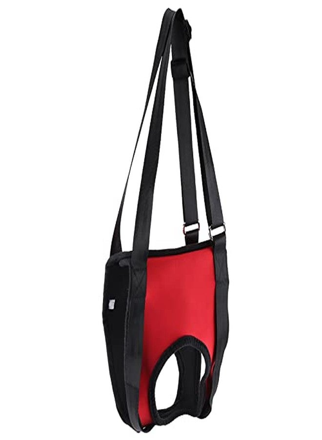 ZERONE Dog Lift Support Harness, Pet Walking Aid Leg Support Harness Walking Aid Lifting Pulling Vest for Old Injured Dogs (Red Front Legs L) - Image 1