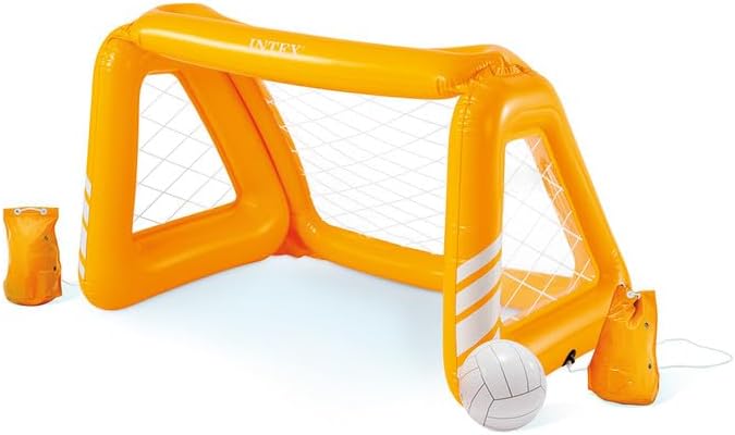 INTEX 58507 Inflatable Water Soccer Goal - Orange 49x 33x30inch - Image 2