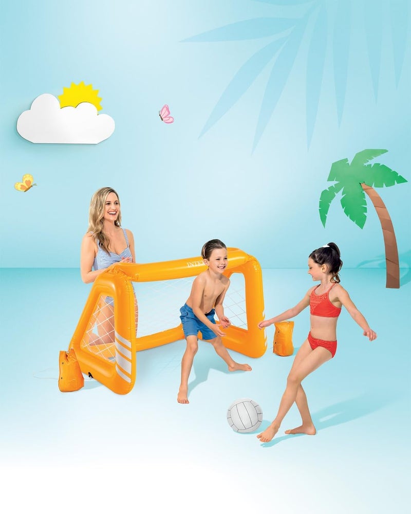 INTEX 58507 Inflatable Water Soccer Goal - Orange 49x 33x30inch - Image 3