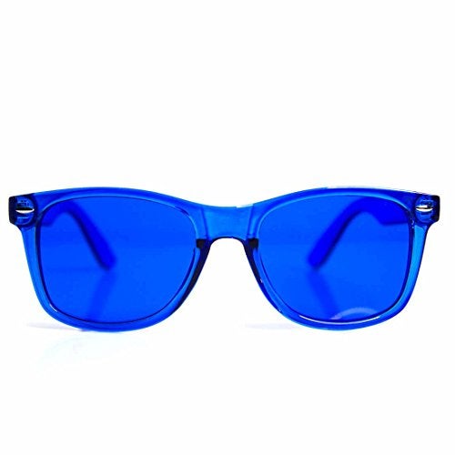GloFX Blue Color Therapy Chakra Relax Glasses - Image 1