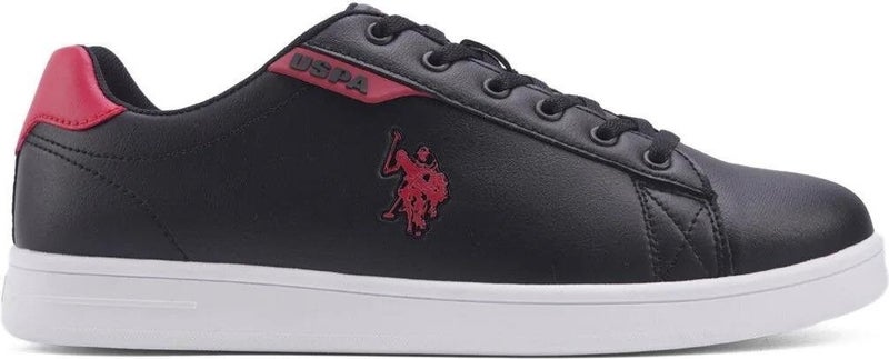 U.S. Polo Assn. بيس. بولوا أاسين. كوستا 4fx أزرق navy أحذية رياضية للرجال - أزرق navy - أحمر  - Image 1