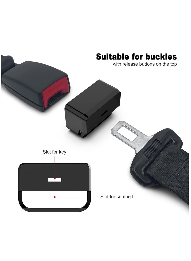 SYOSI Seat Belt Lock Cover for Car, Prevent Kids or Special Groups from Unbuckle Seat Belts, Universal Fit Seat Belt Anchor Guard for Child Seats 2 Pcs - Image 3