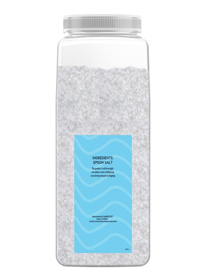 Luonix Epsom Salt, 8 lb, Bulk, Bath Soak, DIY Bath Bombs - Image 2