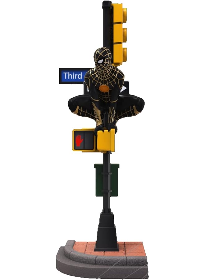 BEAST KINGDOM Spiderman: No Way Home: Black & Gold Ds102 Dstage Diorama Statue Multicolor - Image 1