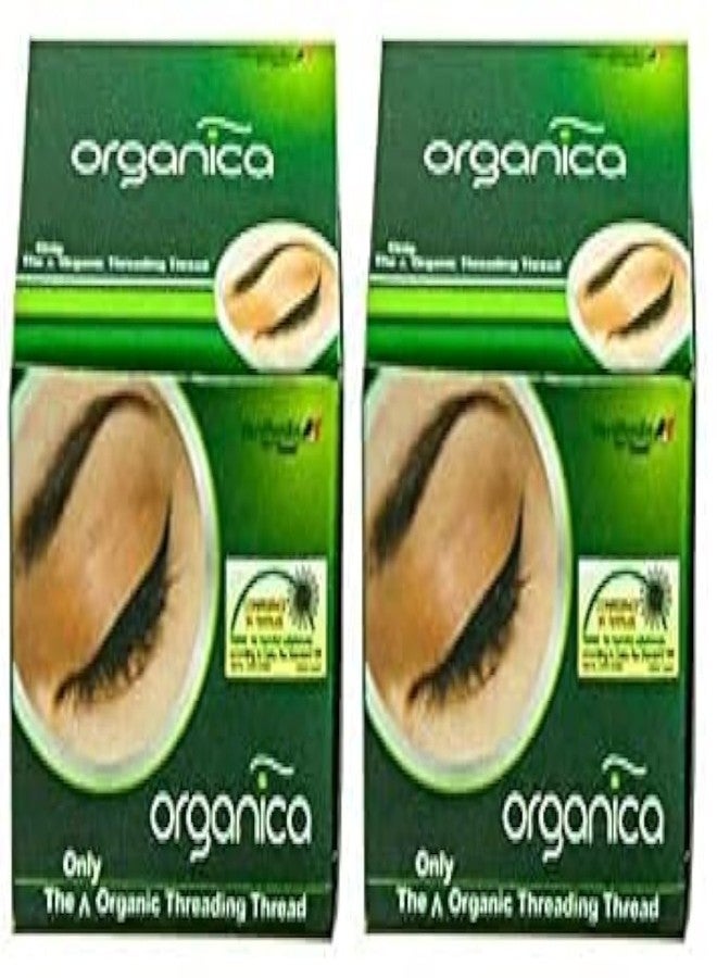 TINY DEAL Organic Cotton Eyebrow Threading Thread for Eyebrow-Shaping, Removing Facial Hair and Smoothening Facial Skin 2 Spool x 300m - Image 2
