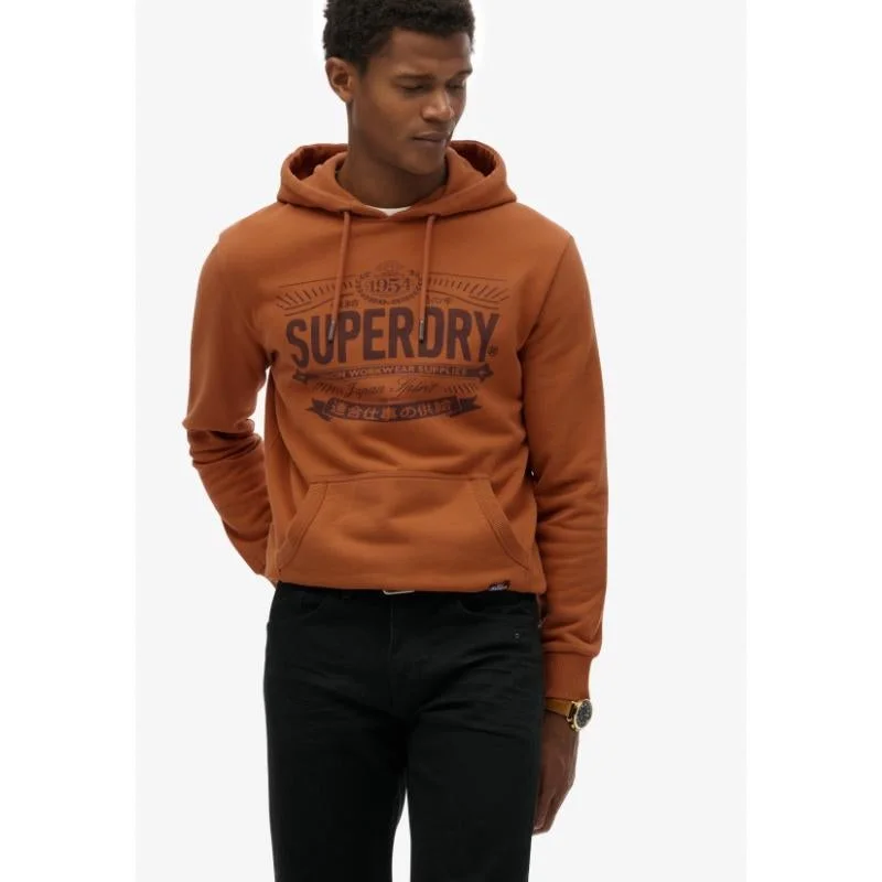 Superdry  Heritage Brand Relaxed Hoodie for Men | Best Price UAE