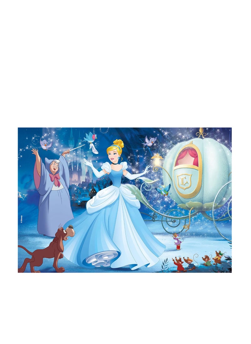 LISCIANI - Disney Puzzle in a Tub Mini 60 - Princess Kids, Multi-Coloured - Image 1