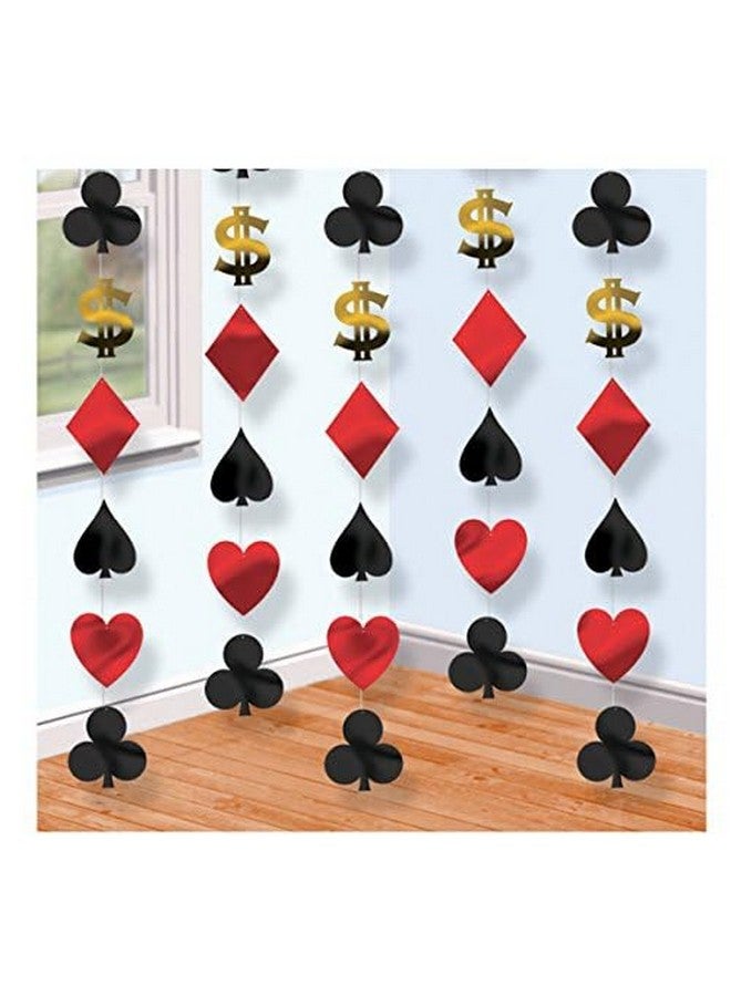 LUDALY Casino String Hanging Party Decoration (Pack of 6) - Image 2