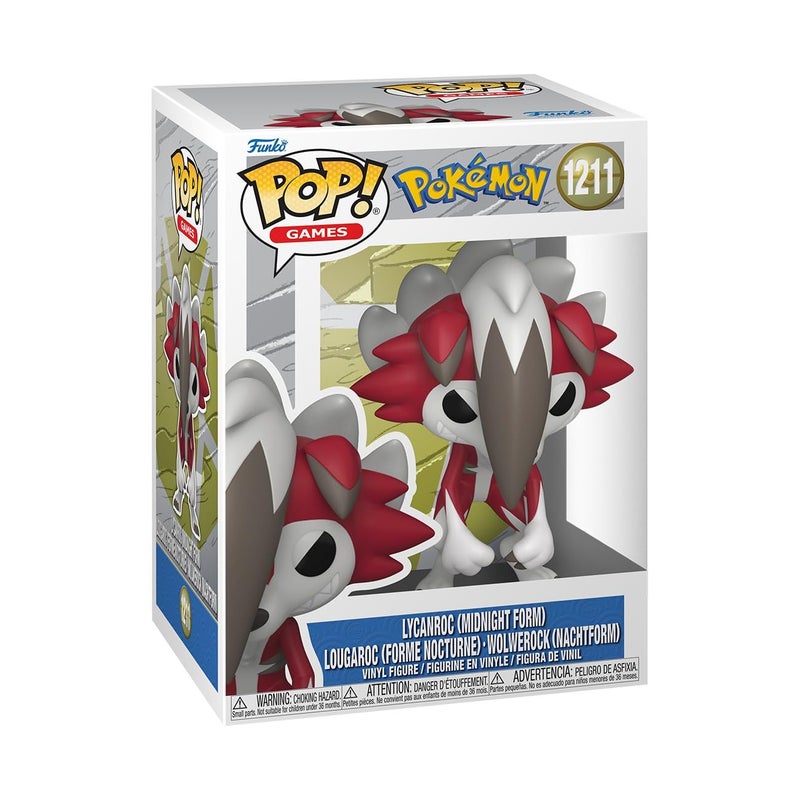 Funko Pop! Games: Pokemon - Lycanroc (Midnight Form) - Image 1