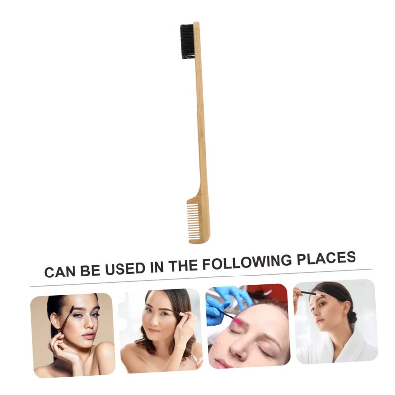 Dual Ended Eyebrow Brush and Comb Tool for Precise Grooming and Trimming Easy to Use - Image 3