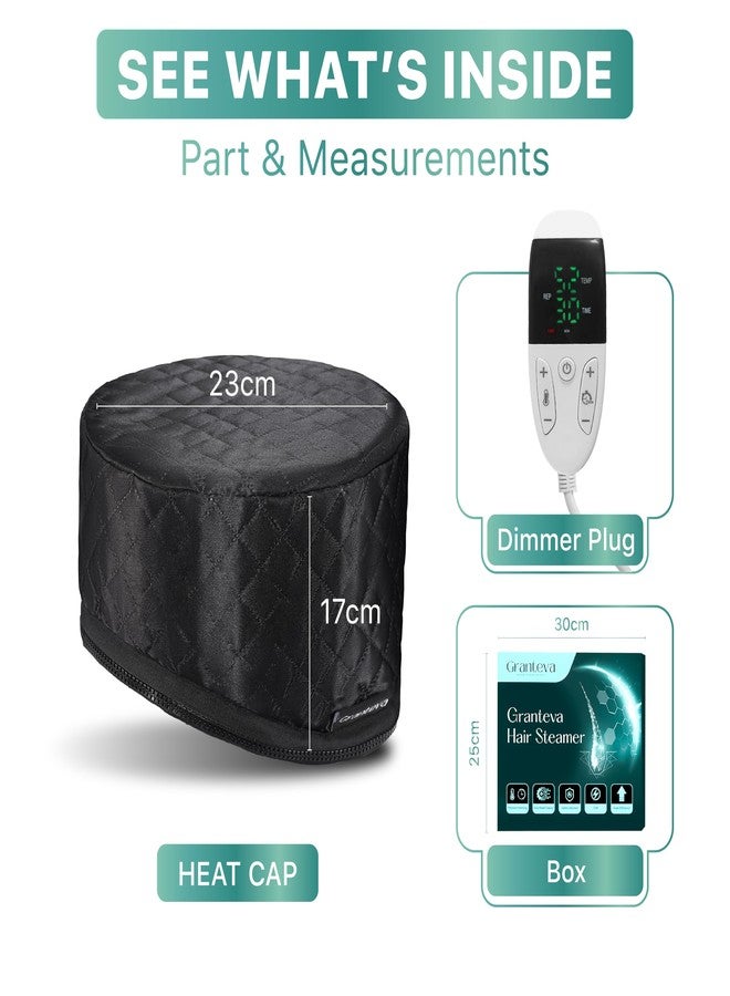 Granteva High-Power Hair Steamer Cap for Natural Hair - Deep Conditioning, Easy to Use, Adjustable Heat & Timer, at-Home Salon Treatment for Black Hair Care, Moisture & Repair Treatment for Healthy Hair - Image 2