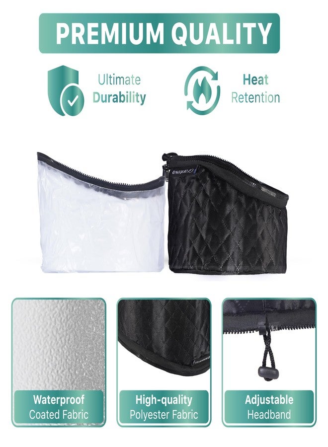 Granteva High-Power Hair Steamer Cap for Natural Hair - Deep Conditioning, Easy to Use, Adjustable Heat & Timer, at-Home Salon Treatment for Black Hair Care, Moisture & Repair Treatment for Healthy Hair - Image 3