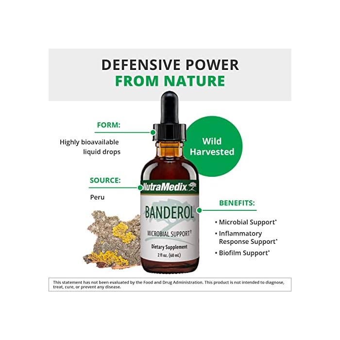 NutraMedix Daily Immune Support Supplement - Banderol Herbal Supplements for Immune System Support - Vegan Tincture - Bioavailable Otoba Bark Extract Liquid Drops (1 oz/30 ml) - Image 4
