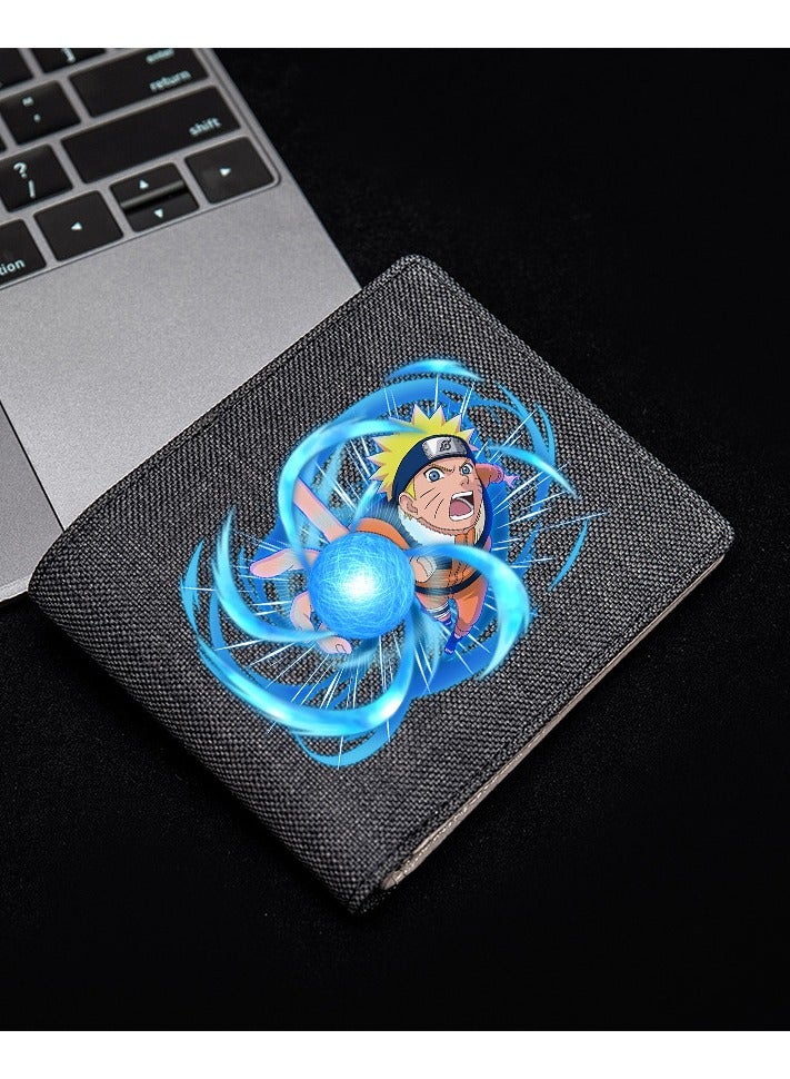 KUYING New Naruto Printed Waterproof Wallet  - Image 2