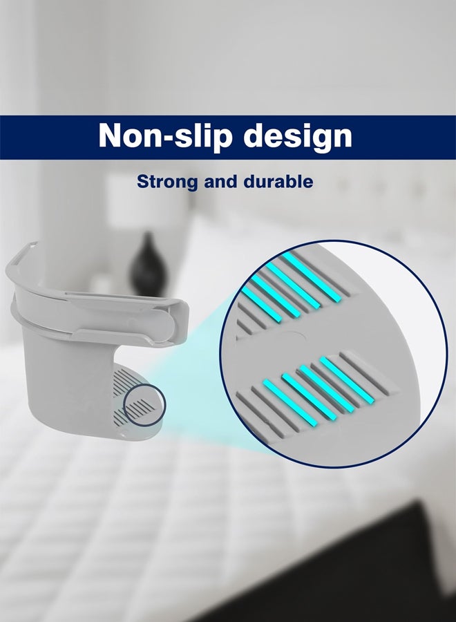 SHABILI Fitted Sheet Straps Bed Sheet Holder Straps 4-Pack Plastic Sheet Clips, Non-Slip Transparent Design Secures Corners, Easy No-Tool Install Fits All Mattress Sizes, Keeps Sheets Tight in Bedroom - Image 4