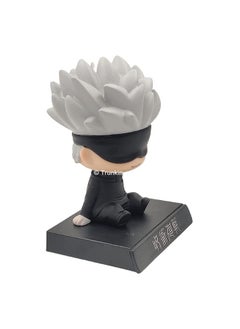 Trunkin Trunkin Jujutsu Kaisen Gojo Satoru Bobblehead | PVC Anime Figurine | Model Anime Toys Bobble Head (Multicolor) - 14 Cms  - Image 2