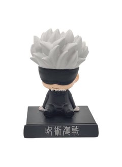 Trunkin Trunkin Jujutsu Kaisen Gojo Satoru Bobblehead | PVC Anime Figurine | Model Anime Toys Bobble Head (Multicolor) - 14 Cms  - Image 5