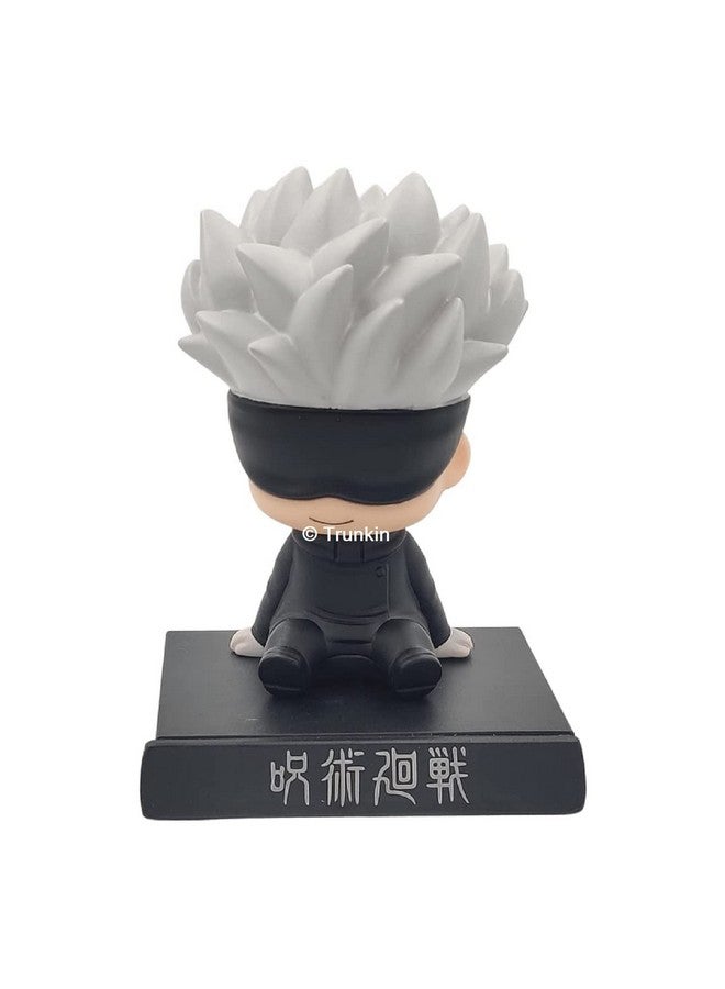 Trunkin Trunkin Jujutsu Kaisen Gojo Satoru Bobblehead | PVC Anime Figurine | Model Anime Toys Bobble Head (Multicolor) - 14 Cms  - Image 5