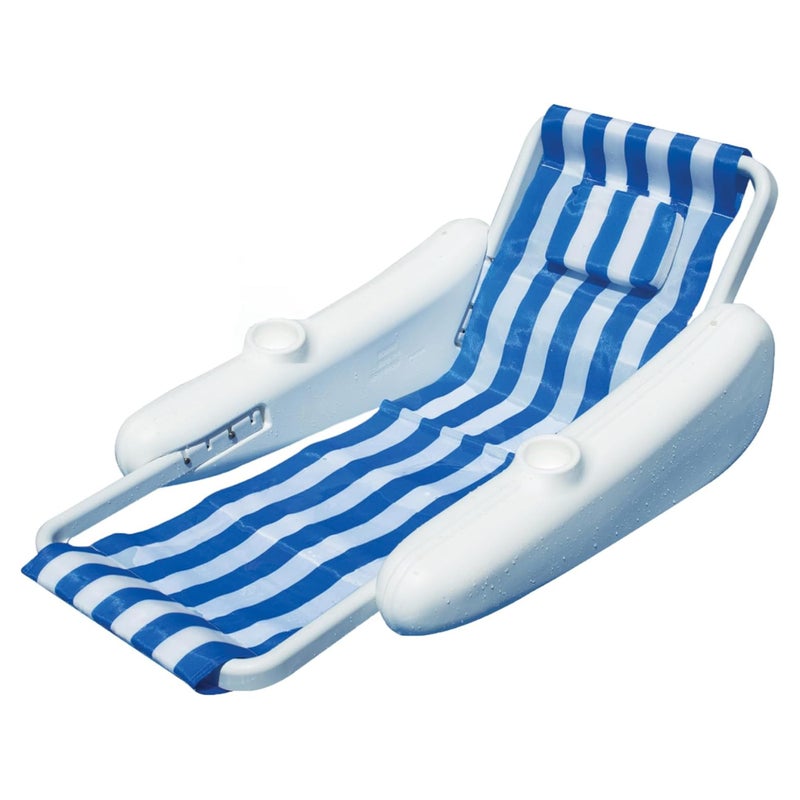 SWIMLINE ORIGINAL 10000M Sunchaser Sling Style Floating Lounge Chair Pool Float Molded Frame Pontoon Design Pool Floats Adult Pool Lounger Pool Accessories Pool Chairs and Lounges - Image 2